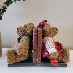 Couple bear vintage bookend
